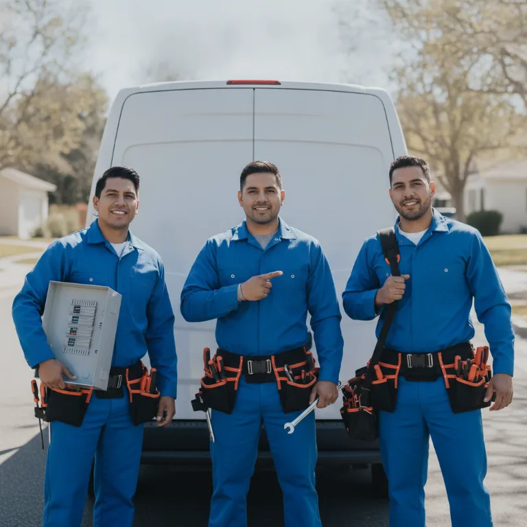 Substituição Quadro Elétrico equipe em Por do Sol